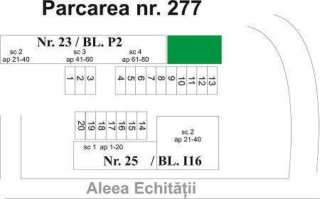 Schita parcare